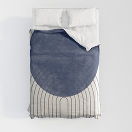 Mid Century Modern Blue Perfect Balance Comforter