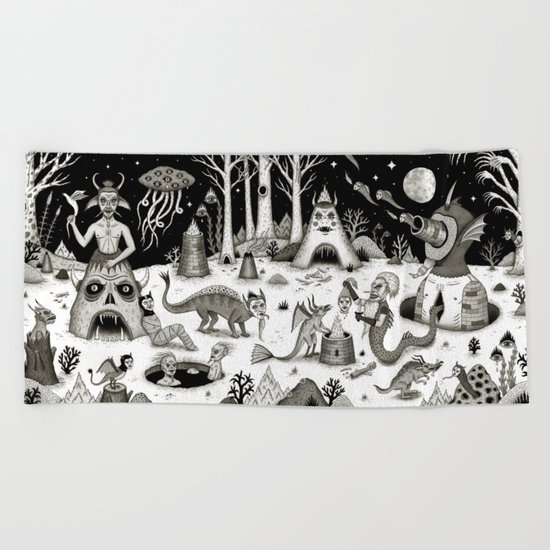A Grim Hereafter Beach Towel