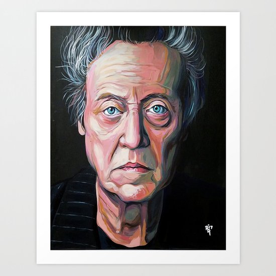 Christopher Walken Art Print