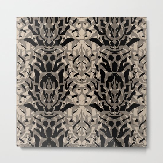 Tiger skin background Metal Print