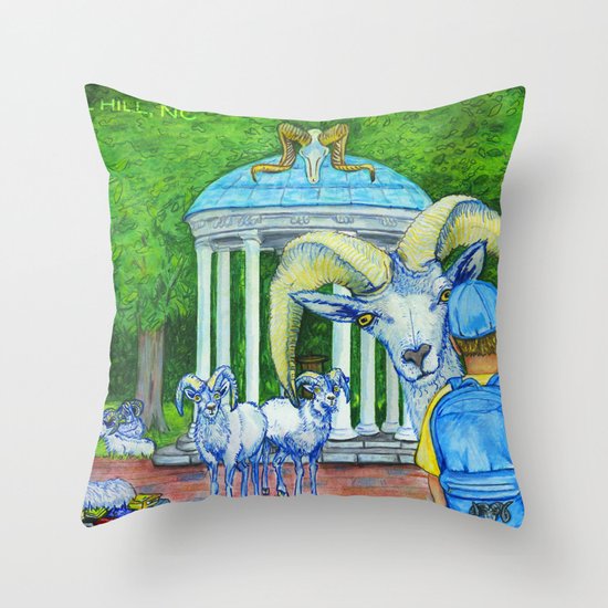 Locals Only - Chapel Hill, NC Throw Pillow