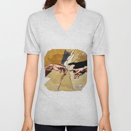 "One Touch" V Neck T Shirt