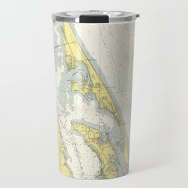 Vintage Map of The Outer Banks (1942) Travel Mug