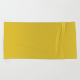 Greater Yellow Headed Vulture Yellow Beach Towel