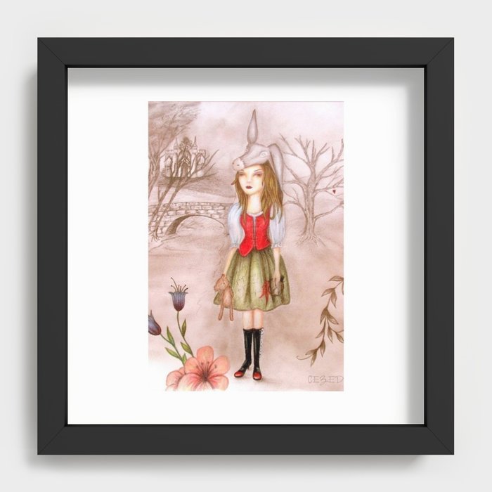 Peau d'ane au chateau Recessed Framed Print