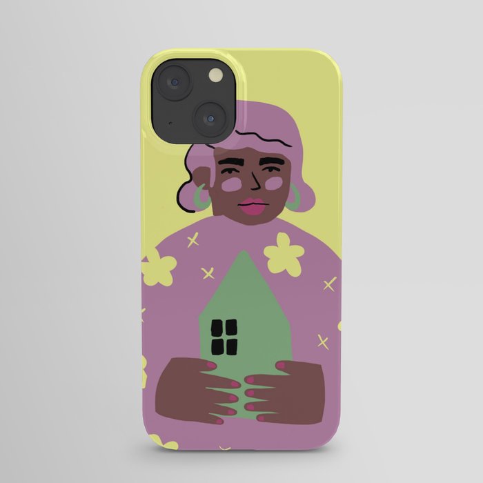Home is where the art is iPhone Case