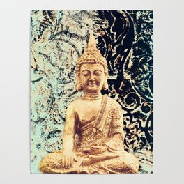 Earth Zen Buddha Poster