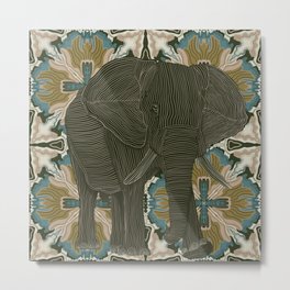 African Elephant Metal Print | Animal, African, Modern, Elephants, Art, Africanelephant, Africansafari, Abstract, Nature, Wildlife 