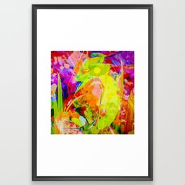Abstract in Perfection - Flowermagic 6 Framed Art Print