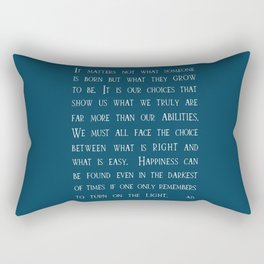 Dumbledore wise quotes Rectangular Pillow