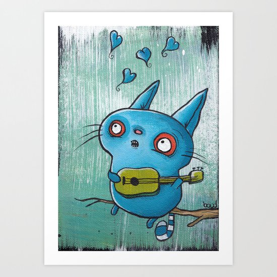 Blue Art Print