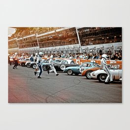 Le Mans Race Canvas Print