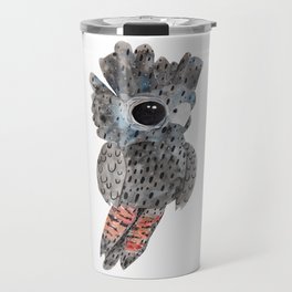 Red Tail Black Cockatoo Collage Travel Mug