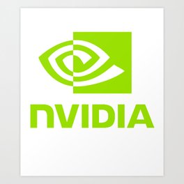 NVIDIA Logo For Gamers Art Print
