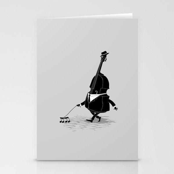 Walking Bass Stationery Cards