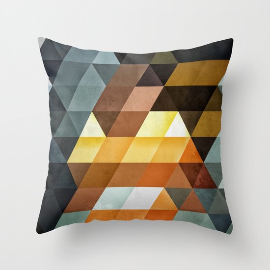 gyld^pyrymyd Throw Pillow