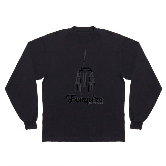 Fempire State Building Long Sleeve T Shirt