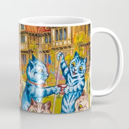 A Summer Tea Party by Louis Wain Coffee Mug