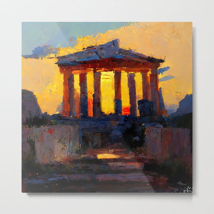 Temple of the Gods Metal Print
