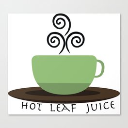 Hot Leaf Juice Canvas Print