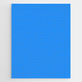 Dodger Blue Solid Color Jigsaw Puzzle
