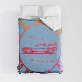 Back To The Future Clock Duvet Cover