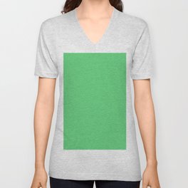 Super Minty Green V Neck T Shirt
