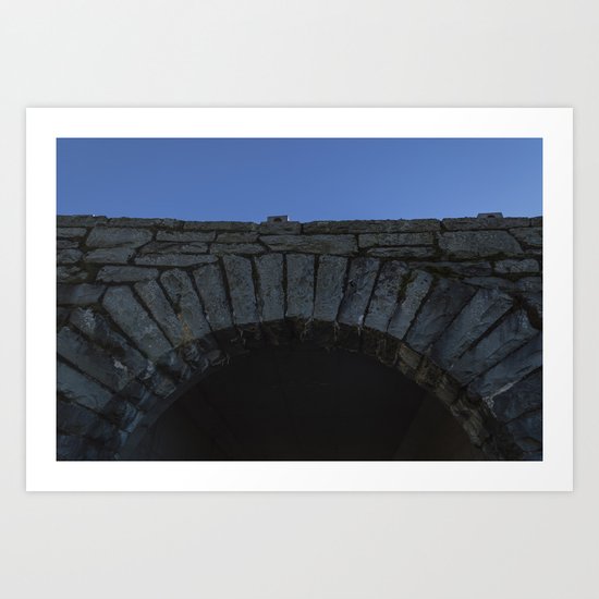 Turned Around Art Print