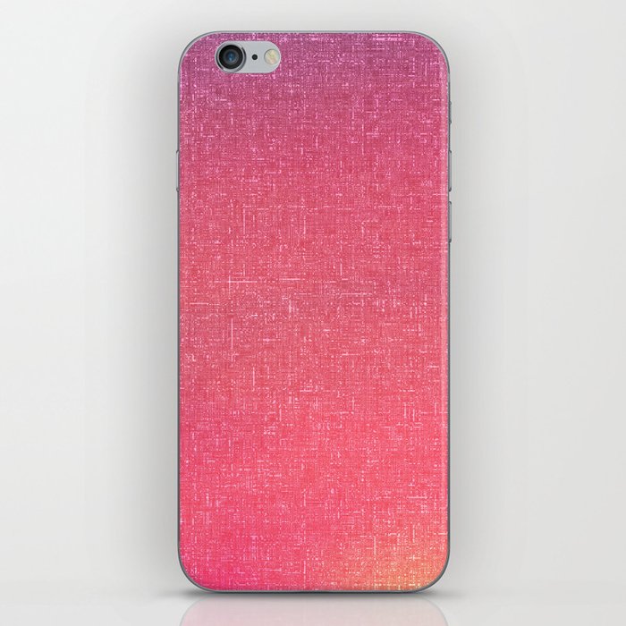 amaranth pink sunset architectural glass texture look  iPhone Skin