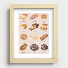 Carb Chart Recessed Framed Print