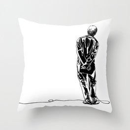 Liam Gallagher Oasis Throw Pillow