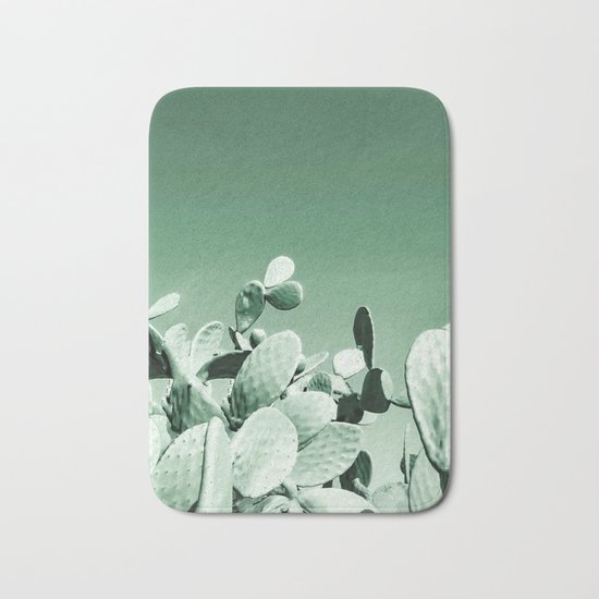 Cactus prickly pear Bath Mat