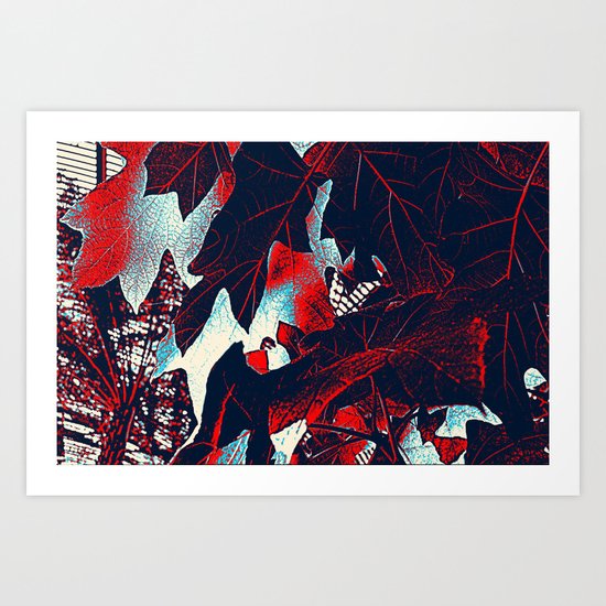 Fall in da jungle Art Print