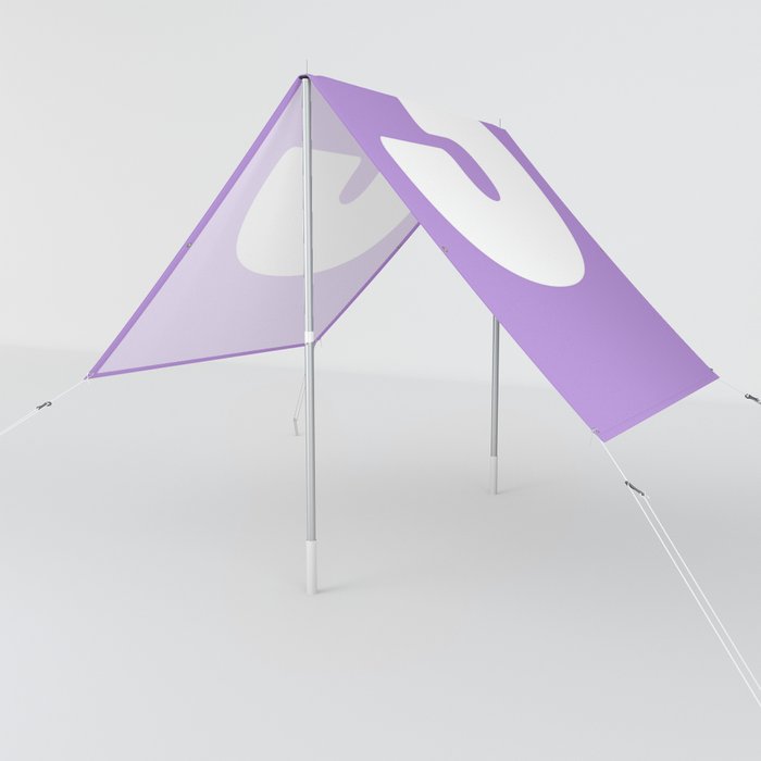 3 (White & Lavender Number) Sun Shade