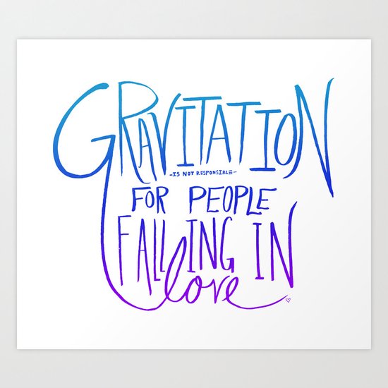 Gravitation Art Print
