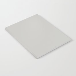 Foggy Pale Gray Grey Solid Color Pairs PPG Ancient Cloud PPG0995-3 Notebook