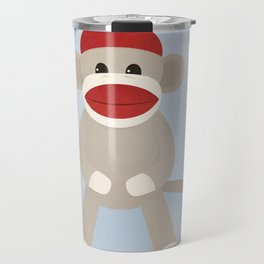 Sock Monkey Travel Mug