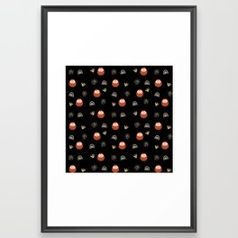 Traditional Doll  black Framed Art Print