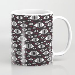 Scary eyes with bloody drops pattern Coffee Mug