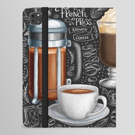 Coffee menu iPad Folio Case
