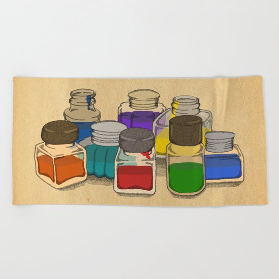 Ink Beach Towel