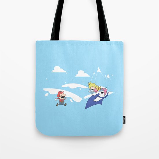 Mario's Adventure Time Tote Bag
