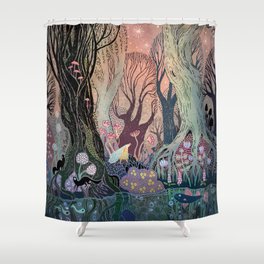 Swamp Tale Shower Curtain
