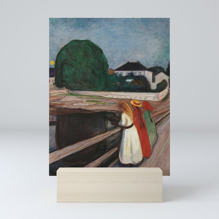 The Girls on the Bridge Edvard Munch Mini Art Print