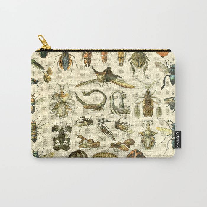 Adolphe Millot Insectes B Carry-All Pouch