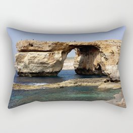Azure Window, Gozo Rectangular Pillow