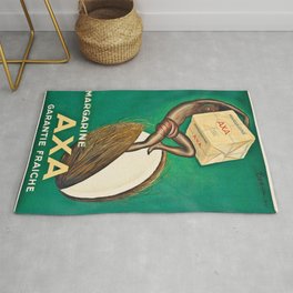 Margarine Axa - Vintage Advertising Poster Rug