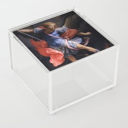 The Archangel Michael Painting by Guido Reni 1635 Acrylic Box