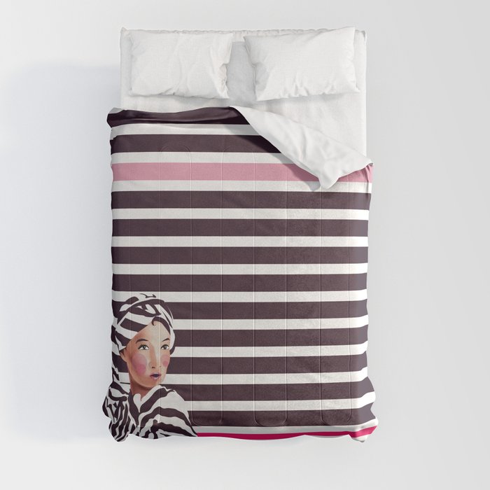 Stripes & Beauty Comforter