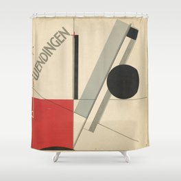 El Lissitzky Wendingen nr.4 Shower Curtain